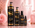 Kit Alisado Pantera Negra Premium – Shampoo, Alisado, Protector Térmico y Aceite Capilar